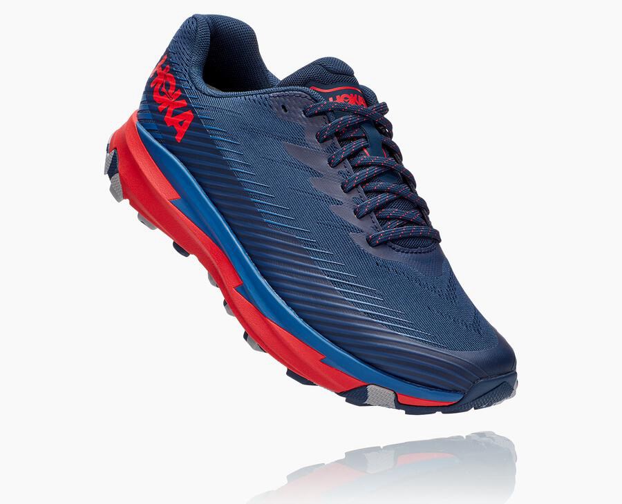 Zapatillas Trail Hoka One One Hombre - Torrent 2 - Azul Marino - JPW735290